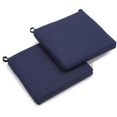 20-inch by 19-inch Spun Polyester Chair Cushion (Set of Two)