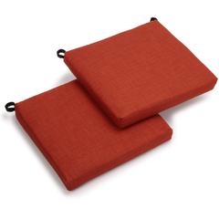 20-inch by 19-inch Spun Polyester Chair Cushion (Set of Two)