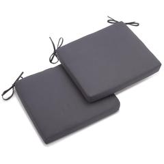 20-inch by 19-inch Twill Chair Cushion (Set of Two)