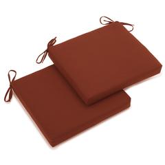 20-inch by 19-inch Solid Twill Chair Cushions (Set of 2) 93454-2CH-TW-RR