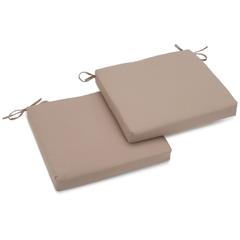 20-inch by 19-inch Twill Chair Cushion (Set of Two)