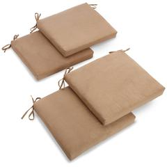 20-inch by 19-inch Polyester Chair Cushion (Set of Four)