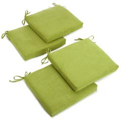 20-inch by 19-inch Solid Microsuede Chair Cushions (Set of 4) 93454-4CH-MS-ML