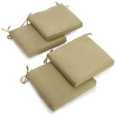 20-inch by 19-inch Polyester Chair Cushion (Set of Four)