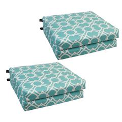 20-inch by 19-inch Patterned Outdoor Chair Cushions (Set of 4)  93454-4CH-OD-144