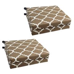 20-inch by 19-inch Patterned Outdoor Chair Cushions (Set of 4)  93454-4CH-OD-160