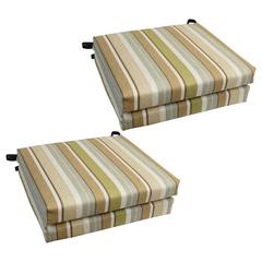 20-inch by 19-inch Patterned Outdoor Chair Cushions (Set of 4)  93454-4CH-OD-177