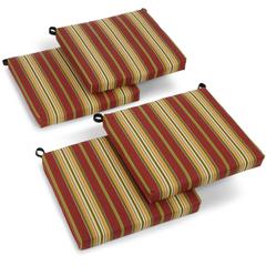 20-inch by 19-inch Spun Polyester Chair Cushion (Set of Four)