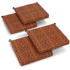 20-inch by 19-inch Spun Polyester Chair Cushion (Set of Four)