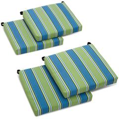 20-inch by 19-inch Spun Polyester Chair Cushion (Set of Four)