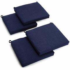 20-inch by 19-inch Spun Polyester Chair Cushion (Set of Four)