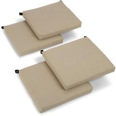 20-inch by 19-inch Spun Polyester Chair Cushion (Set of Four)