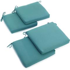 20-inch by 19-inch Solid Twill Chair Cushions (Set of 4)  93454-4CH-TW-AB