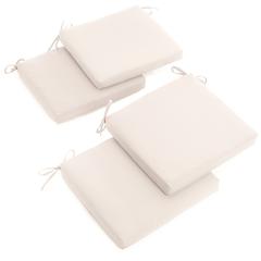 20-inch by 19-inch Twill Chair Cushion (Set of Four)