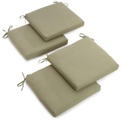 20-inch by 19-inch Twill Chair Cushion (Set of Four)