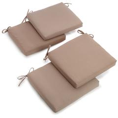 20-inch by 19-inch Twill Chair Cushion (Set of Four)