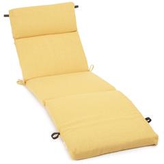 72-inch by 24-inch Solid Polyester Outdoor Chaise Lounge Cushion