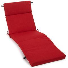 72-inch by 24-inch Solid Polyester Outdoor Chaise Lounge Cushion