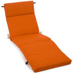 72-inch by 24-inch Solid Polyester Outdoor Chaise Lounge Cushion