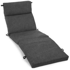 72-inch by 24-inch Solid Polyester Outdoor Chaise Lounge Cushion