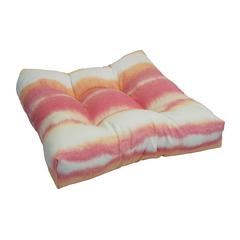 19-inch Squared Patterned Spun Polyester Tufted Dining Chair Cushion 94005-1CH-JO17-09