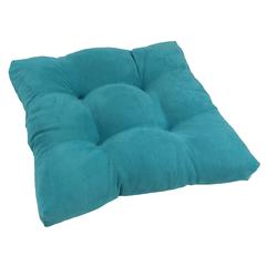 19-inch Squared Microsuede Tufted Dining Chair Cushion