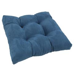 19-inch Squared Microsuede Tufted Dining Chair Cushion