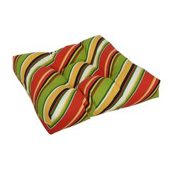 19-inch Squared Polyester Outdoor Tufted Dining Chair Cushion 94005-1CH-OD-102