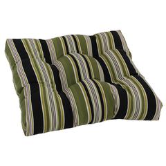 19-inch Squared Spun Polyester Tufted Dining Chair Cushion