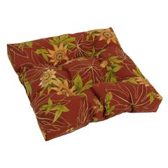 19-inch Squared Spun Polyester Tufted Dining Chair Cushion