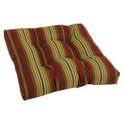 19-inch Squared Spun Polyester Tufted Dining Chair Cushion