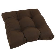 19-inch Squared Twill Tufted Dining Chair Cushion