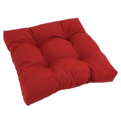 19-inch Squared Twill Tufted Dining Chair Cushion