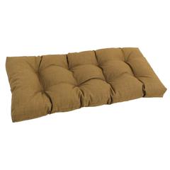 42-inch by 19-inch Squared Solid Spun Polyester Tufted Loveseat Cushion  94006-LS-REO-SOL-08