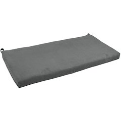 40-inch by 19-inch Solid Microsuede Bench Cushion