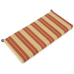 40-inch by 19-inch Outdoor Spun Polyester Loveseat Cushion
