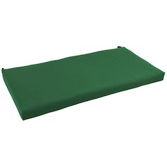 40-inch by 19-inch Solid Twill Loveseat Cushion