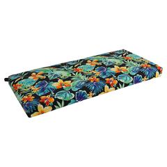 42-inch by 19-inch Patterned Outdoor Spun Polyester Loveseat Cushion