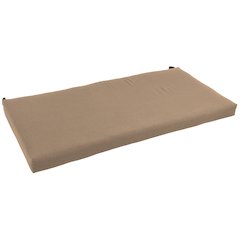42-inch by 19-inch Solid Twill Loveseat Cushion
