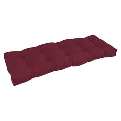 46-inch by 19-inch Tufted Solid Twill Bench Cushion