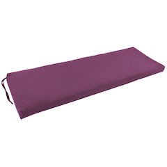 48-inch by 19-inch Solid Twill Bench Cushion