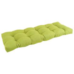 51-inch by 19-inch Tufted Solid Twill Bench Cushion