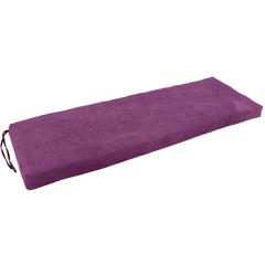 51-inch by 19-inch Solid Microsuede Bench Cushion 951X19-MS-UV