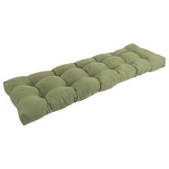 55-inch by 19-inch Tufted Solid Twill Bench Cushion