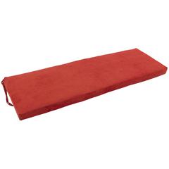 57-inch by 19-inch Solid Microsuede Bench Cushion  957X19-MS-CR
