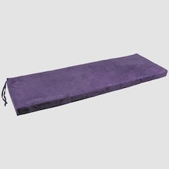 57-inch by 19-inch Solid Microsuede Bench Cushion