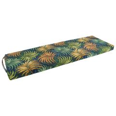 57-inch by 19-inch Patterned Outdoor Spun Polyester Bench Cushion  957X19-REO-61
