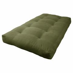 Blazing Needles Vitality 7-inch Microsuede Twin-size Futon Mattress - Sage Green