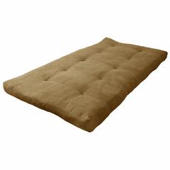 Blazing Needles Vitality 6-inch Microsuede Twin-size Futon Mattress - Camel