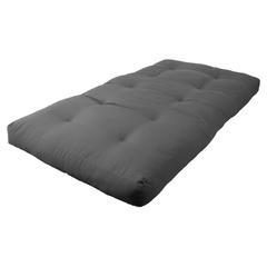 Blazing Needles Renewal 6-inch Twill Twin-size Futon Mattress - Steel Grey
